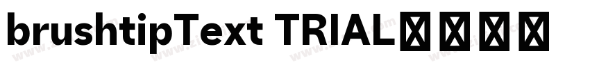 brushtipText TRIAL字体转换
